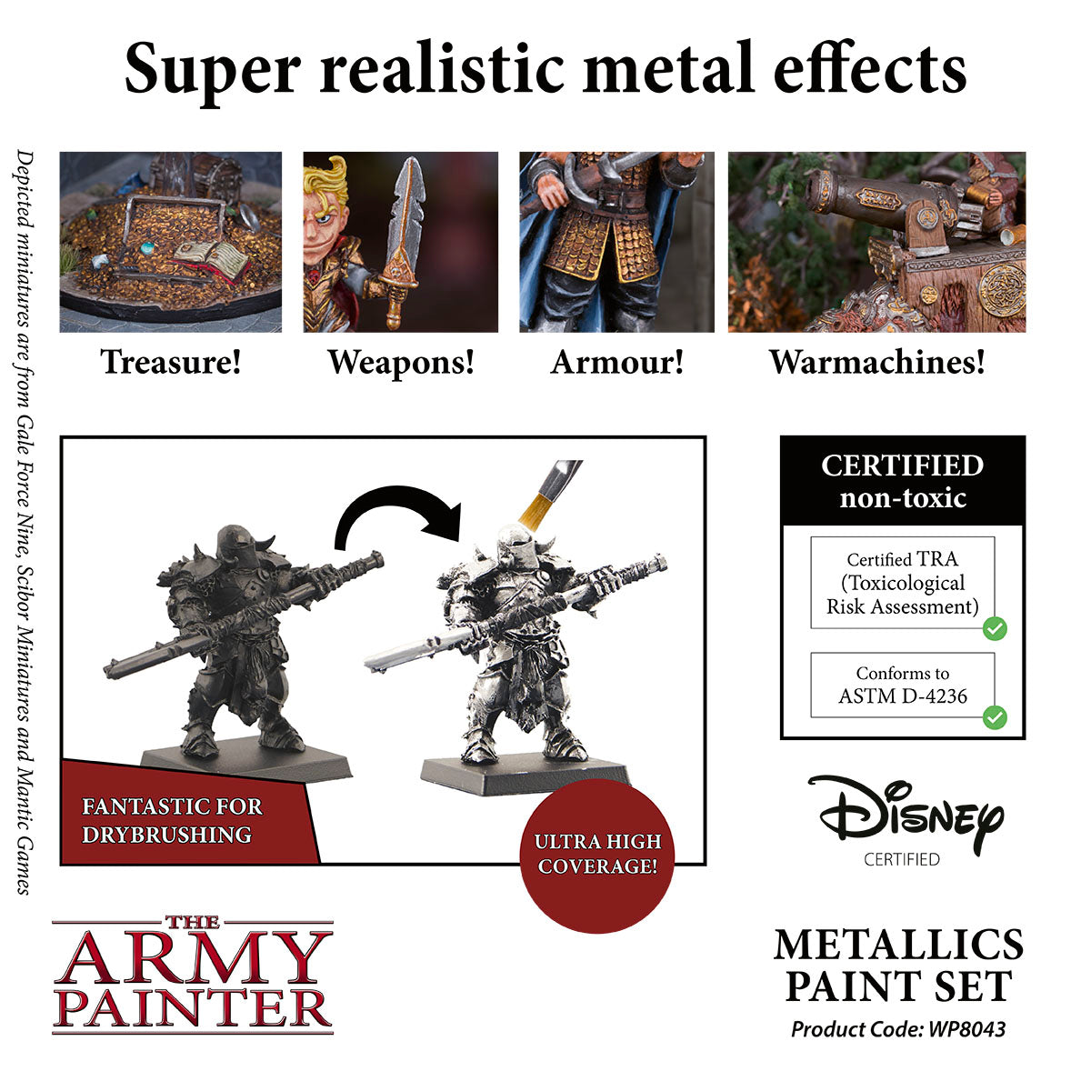 Warpaints Metallics: Paint Set
