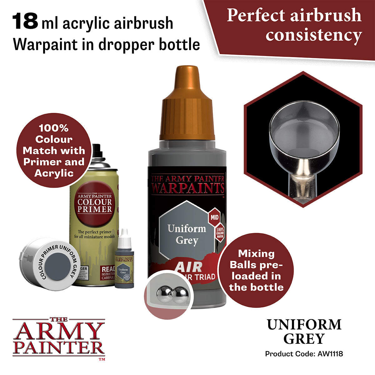 Warpaints Air: Uniform Grey