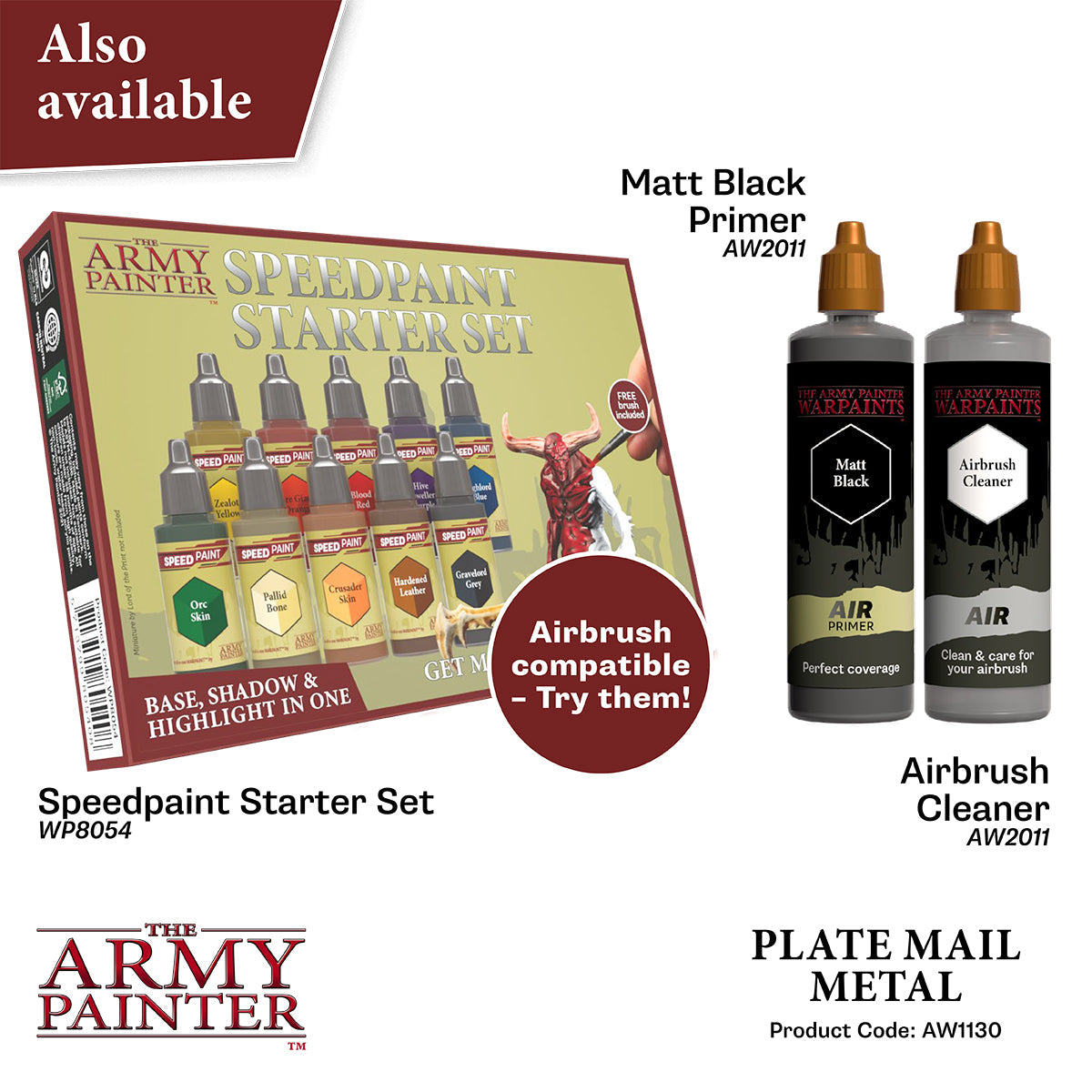 Warpaints Air Metallics: Plate Mail Metal