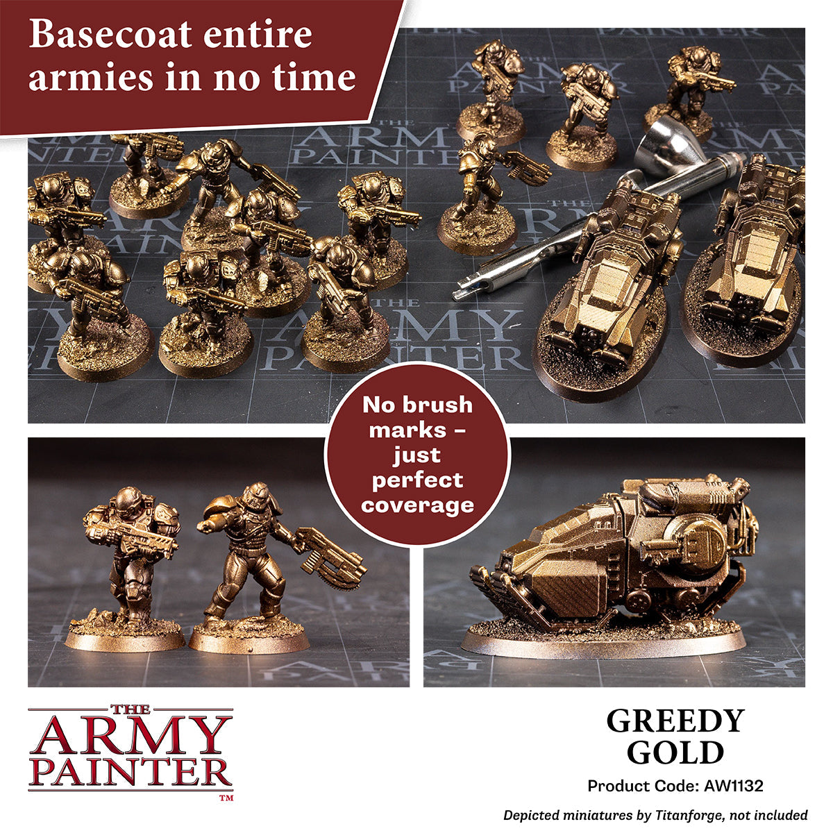 Warpaints Air Metallics: Greedy Gold