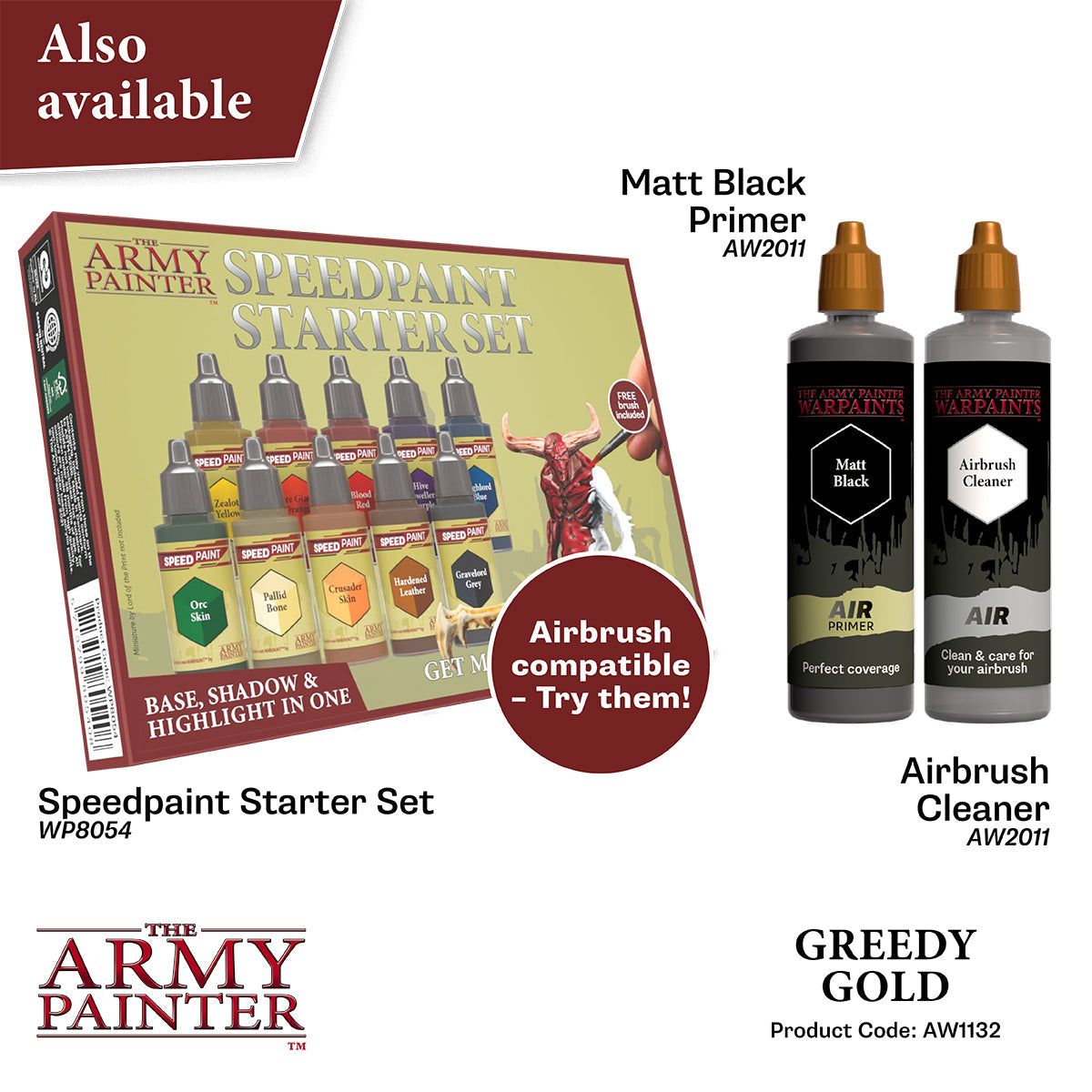 Warpaints Air Metallics: Greedy Gold