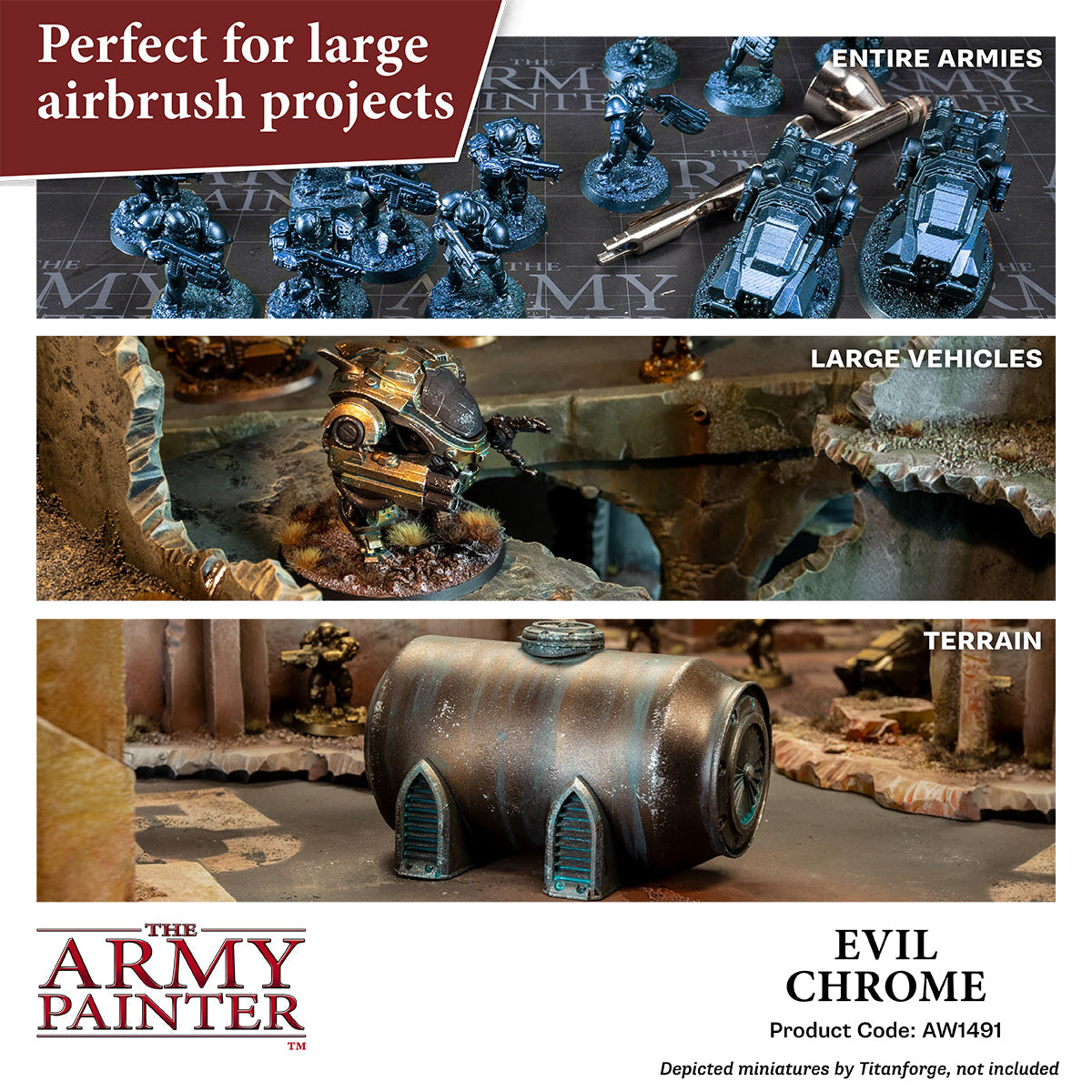 Warpaints Air Metallics: Evil Chrome