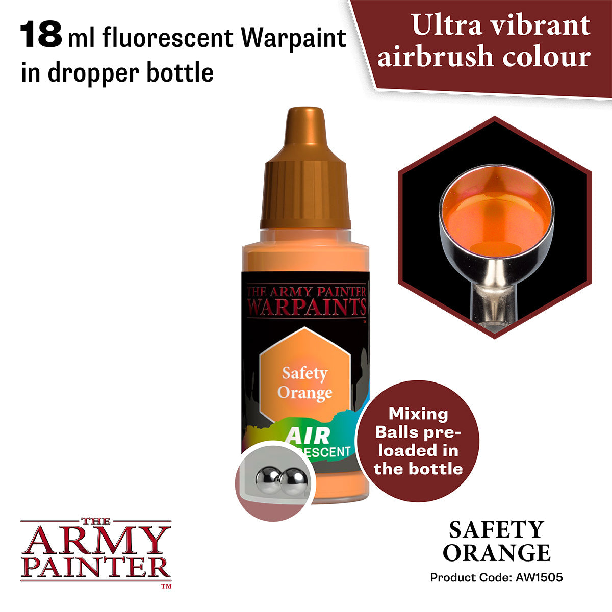 Warpaints Air Fluorescent: Safety Orange