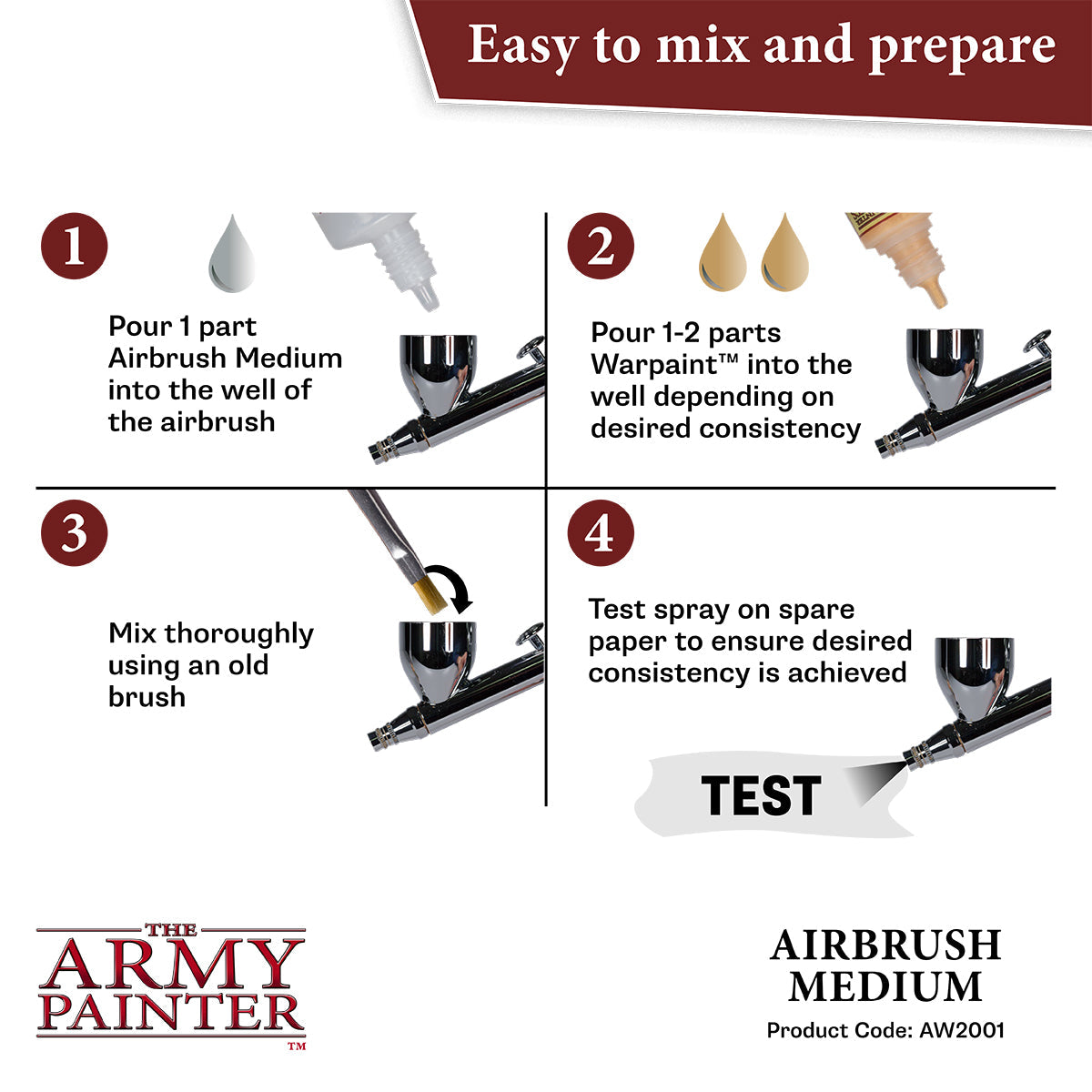 The Army Painter - Warpaints Airbrush Mega Paint Set & Airbrush Paint  Thinner Bundle - Non-Toxic Water Based Acrylic Airbrush Paint Set, Flow  Improver