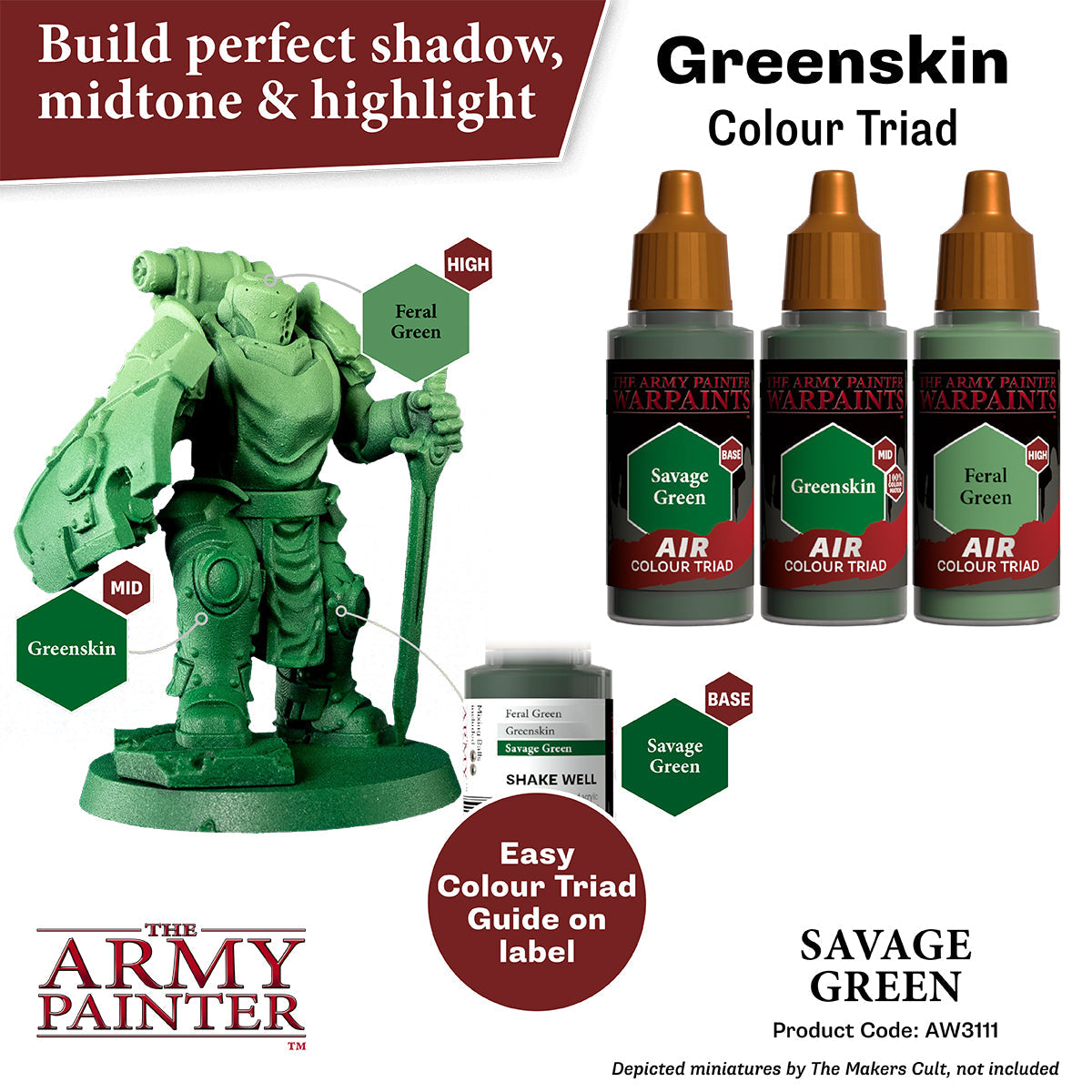 Warpaints Air: Savage Green