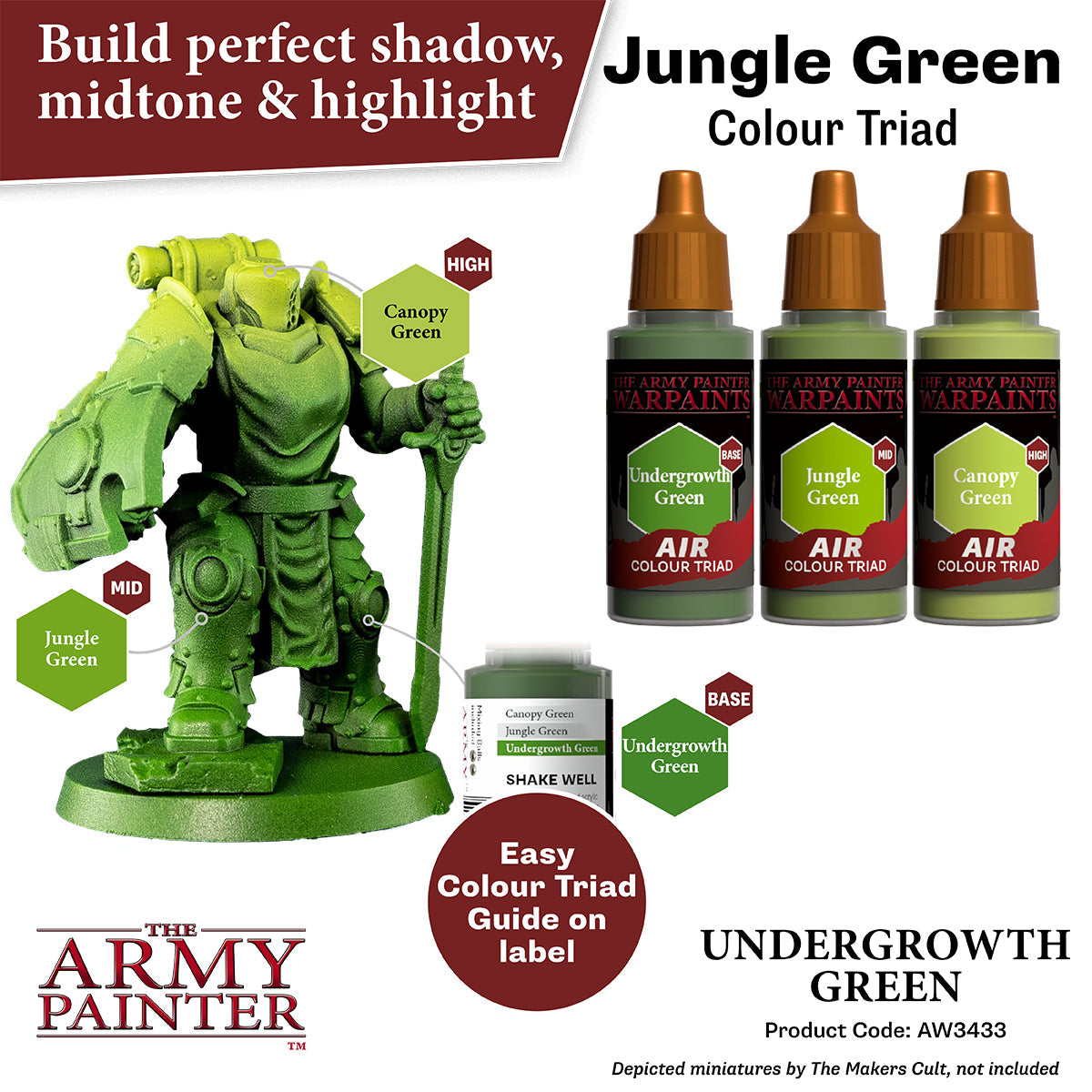 Warpaints Air: Undergrowth Green