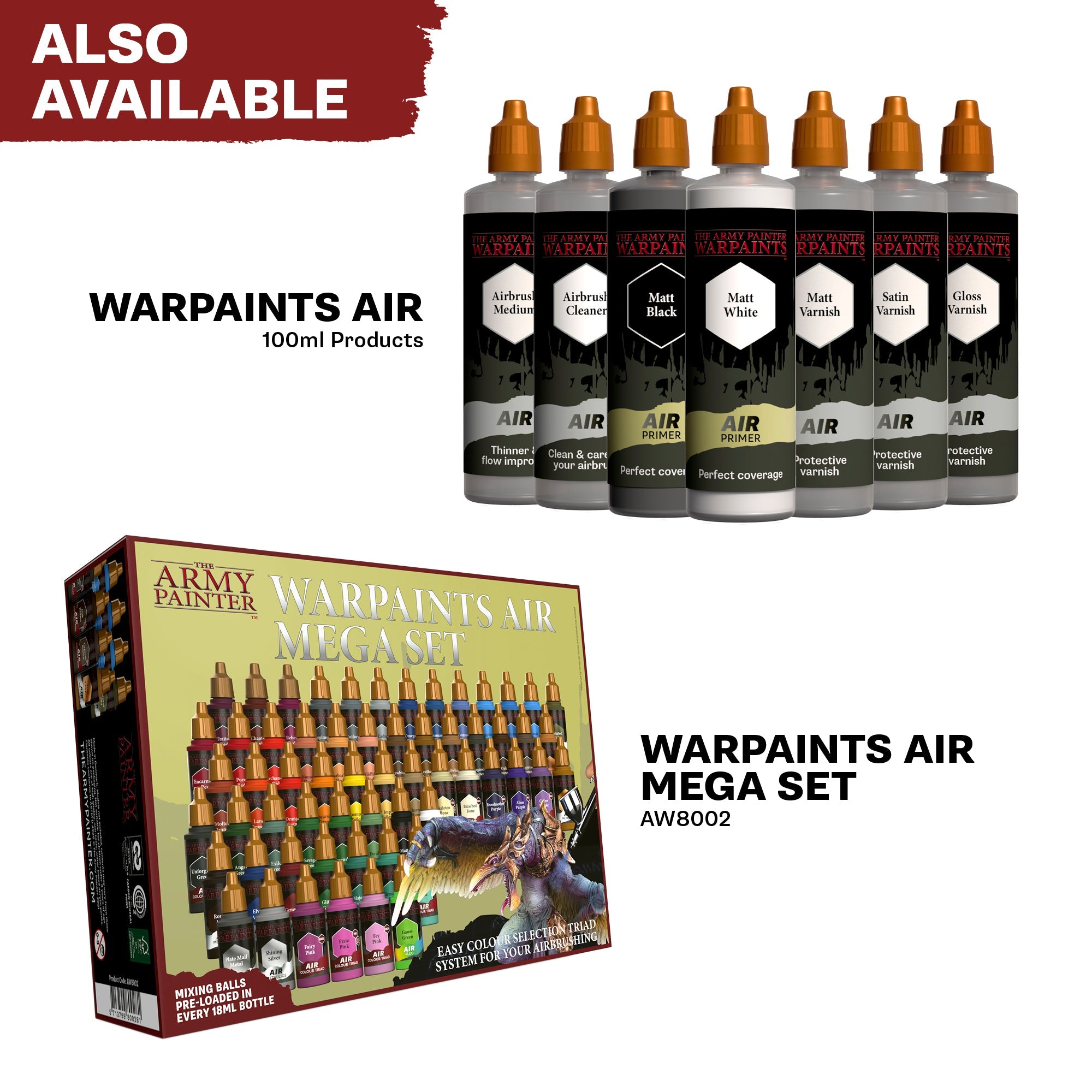 Warpaints Air Most Wanted Set Combo