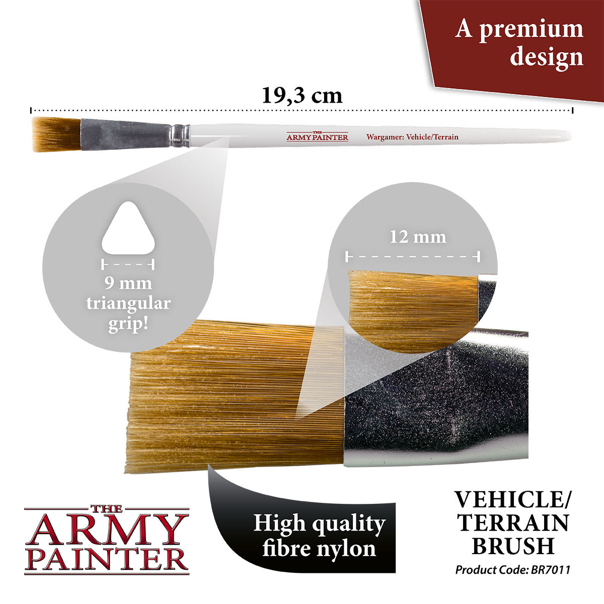 Wargamer Brush: Vehicle & Scenery