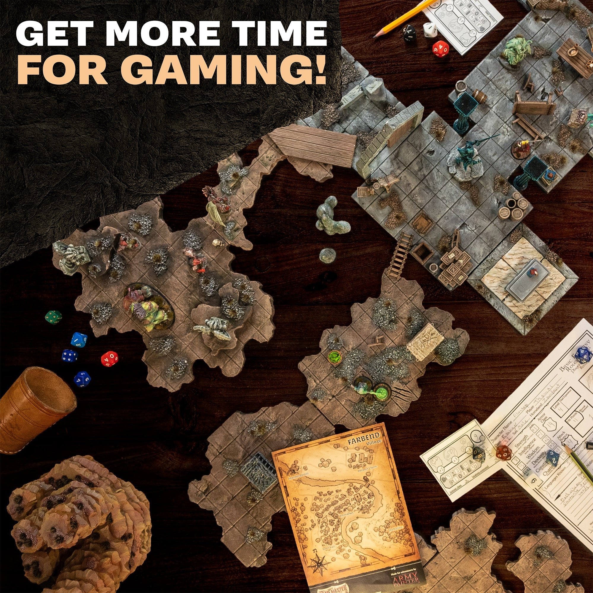 GameMaster: Wandering Monsters Role-playing Paint Set Combo