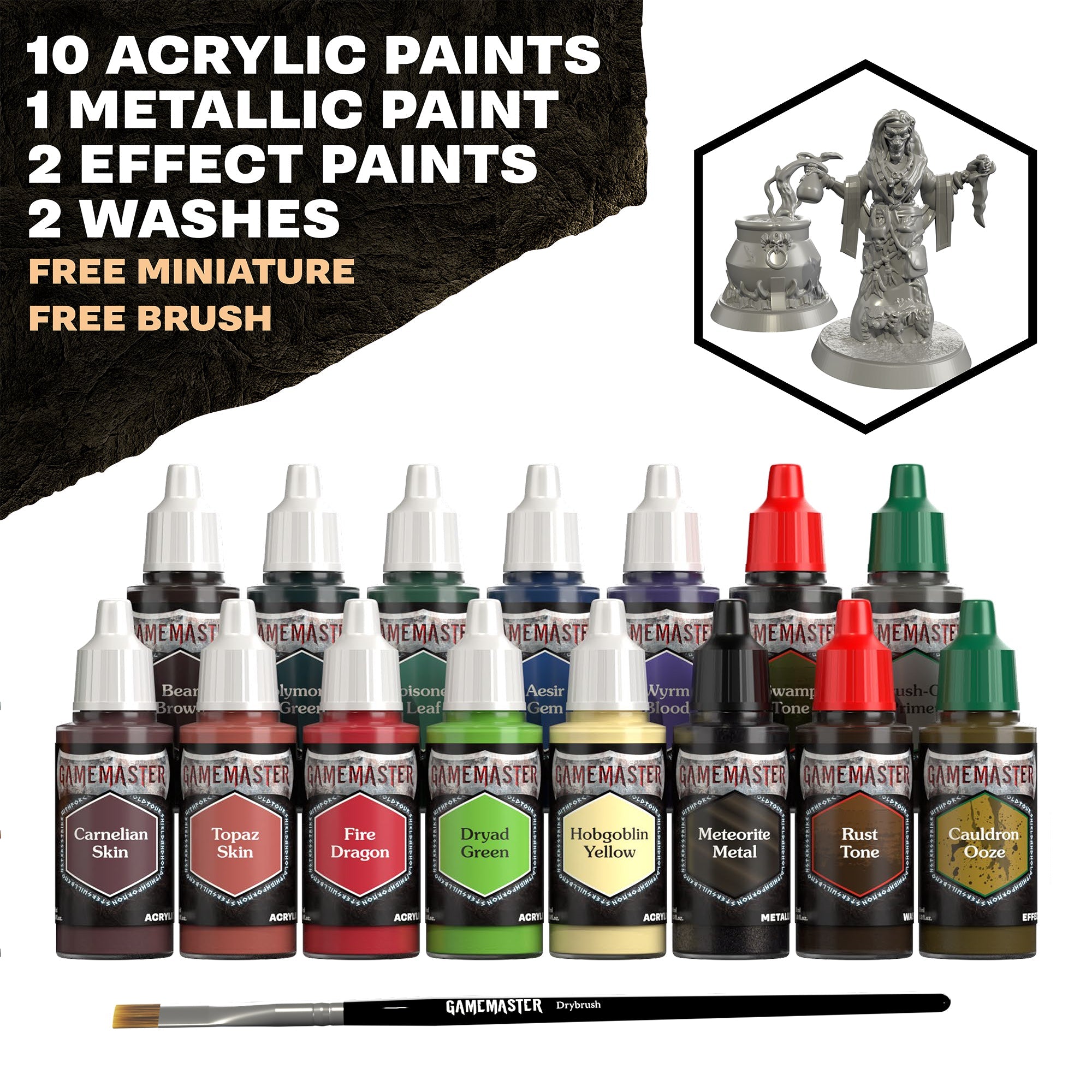 GameMaster: Wilderness Adventure Role-playing Paint Set Combo