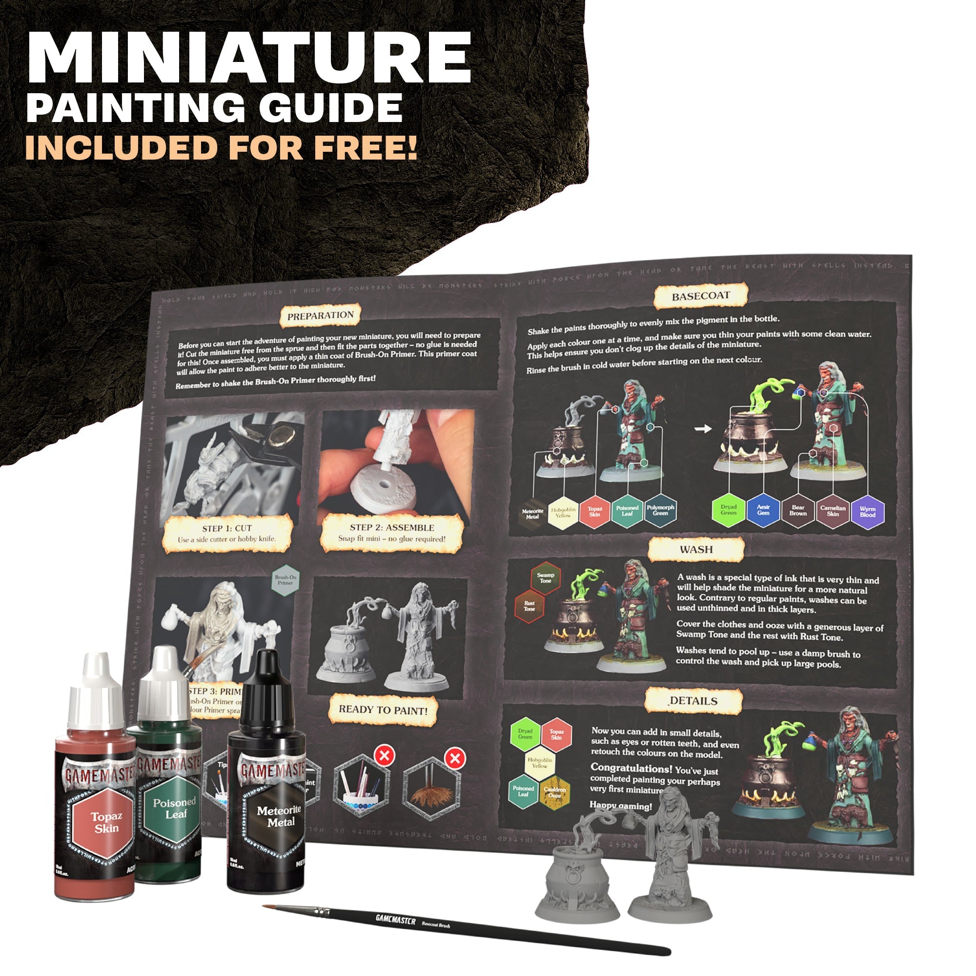 GameMaster: Wilderness Adventures Role-playing Paint Set