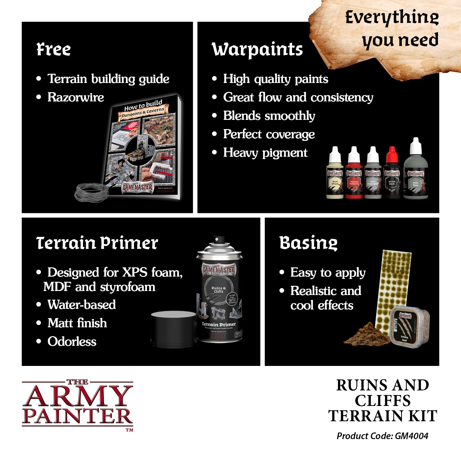 GameMaster Terrain Kit: Ruins & Cliffs