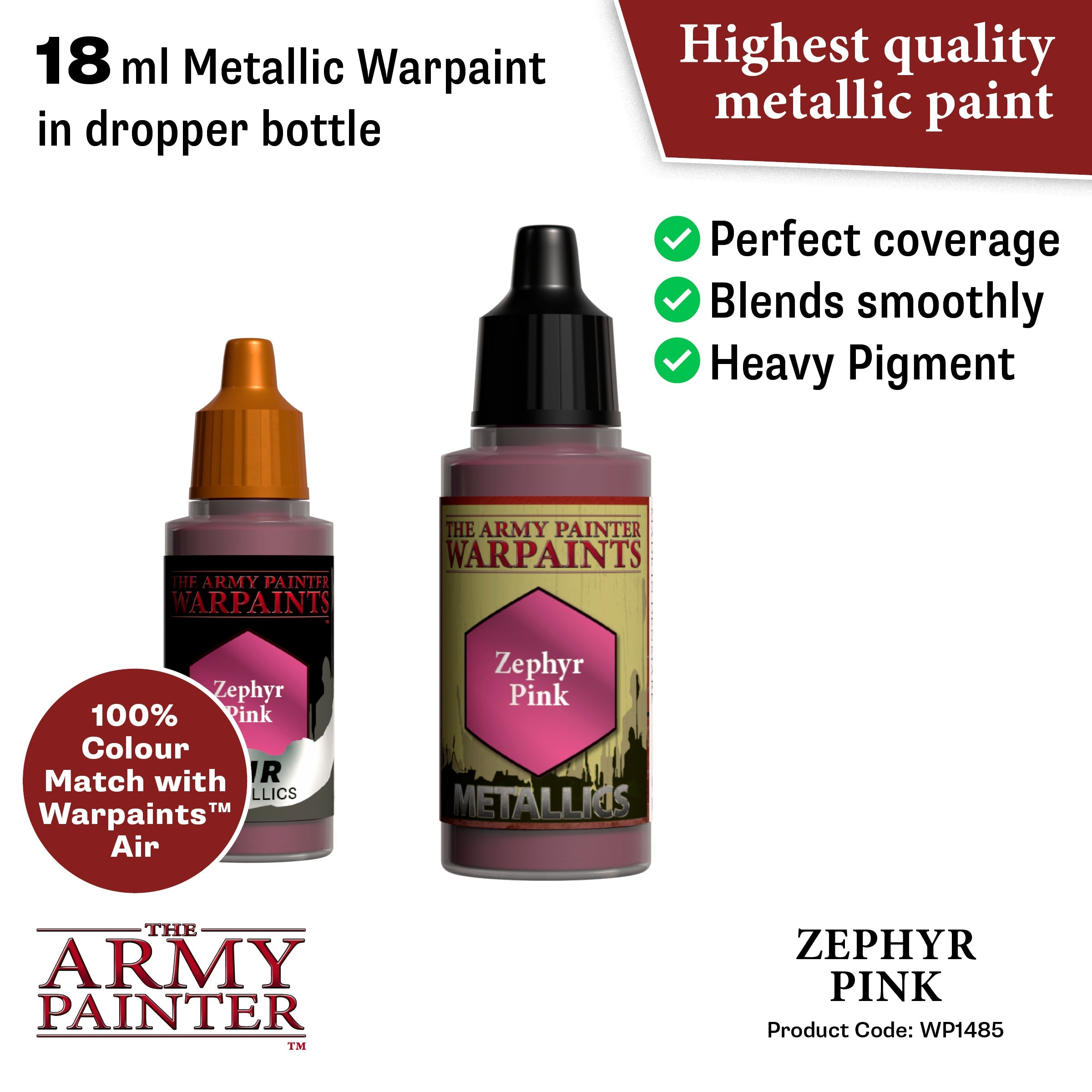 Warpaints Metallics: Zephyr Pink