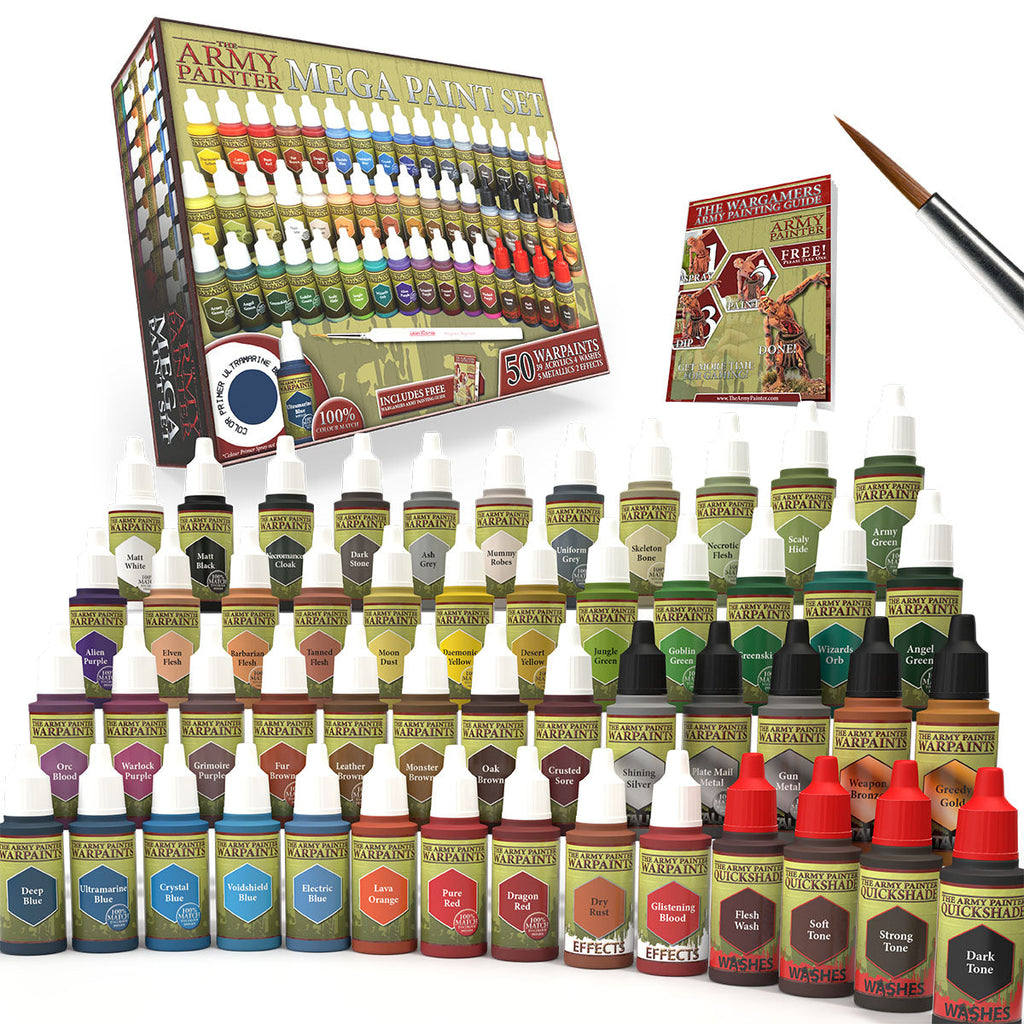The Army Painter Warpaints Set: Mega Paint Set (WP8021) – Gnomish Bazaar