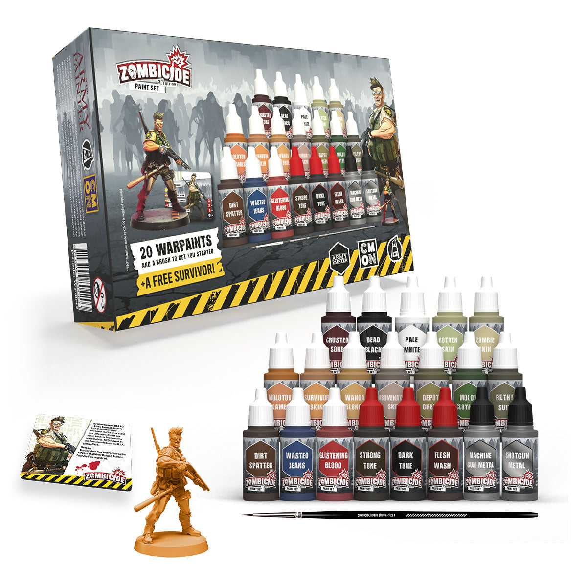 Zombicide 2nd Edition Paint Set: Incl. 20 Warpaints - The Army Painter