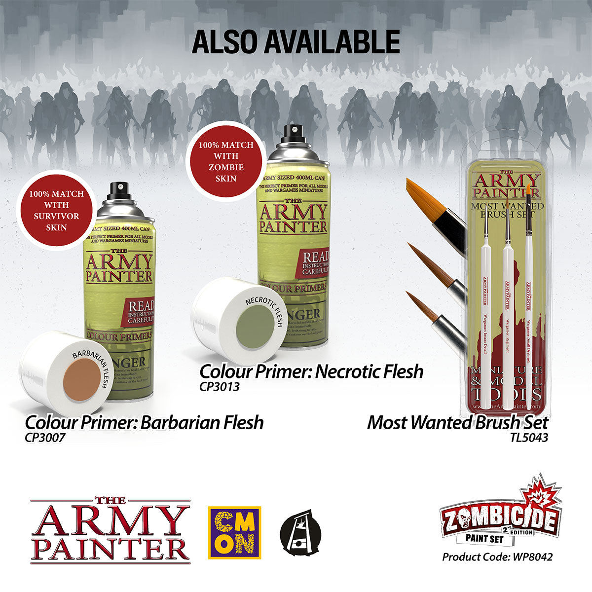 Zombicide 2nd Edition Paint Set: Incl. 20 Warpaints - The Army Painter