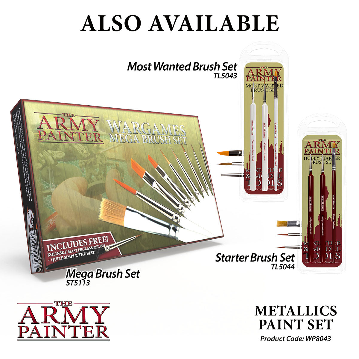 Warpaints Metallics: Paint Set