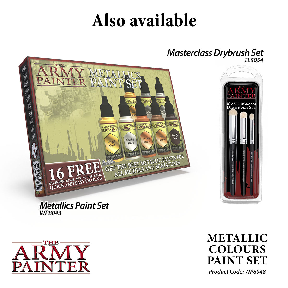 Warpaints Metallics: Metallic Colours Paint Set