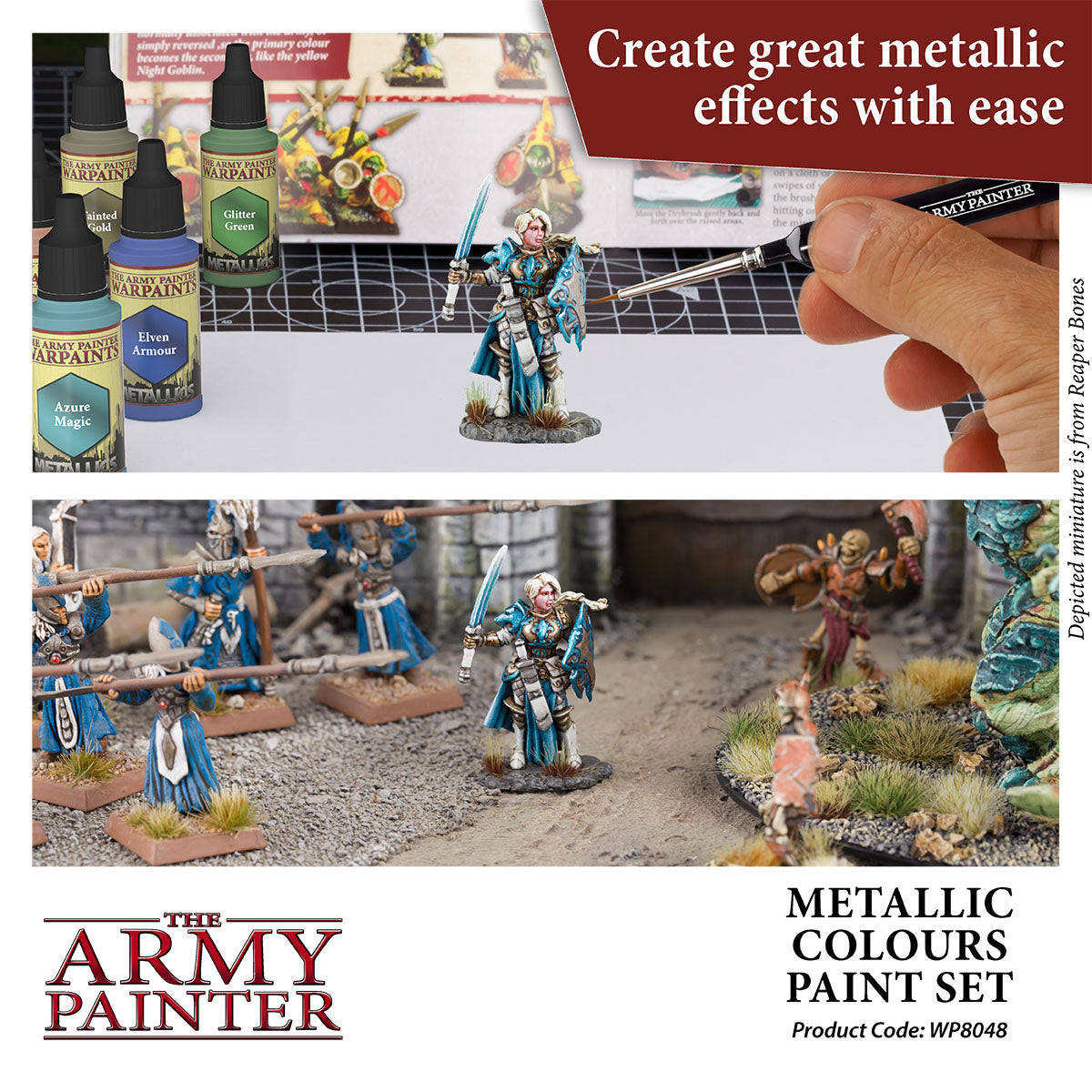 Army Painter Warpaints Metallic Colours Paint Set – El Reino Hobby